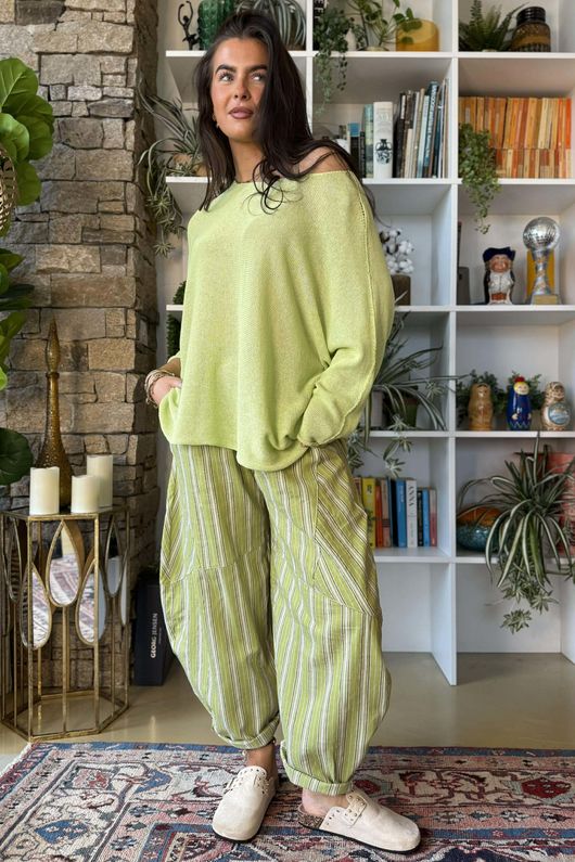 Conrad Slouch Cotton Knit Apple - 